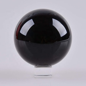 Fengshui Dekoratif K9 Cam Küre Siyah 80mm Kristal Top - Product Image 2