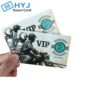 定制印刷圆角超市俱乐部CR80塑料vip奖励卡促销