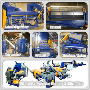 รีไซเคิลขยะสัตว์เลี้ยง Ldpe Pp Pe ขวดพลาสติกรีไซเคิลเครื่องล้างสายอุปกรณ์ต้นทุนราคาขาย - Product Image 2