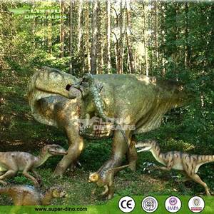 Mücadele dinozorlar Iguanodon ve Deinonychus sahne - Product Image 6