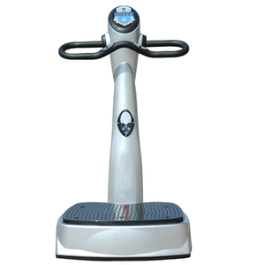 Massageador corporal com placa de vibração louca, máquina fitness com fio manual e função manual de corda