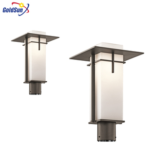 Antika açık hava aydınlatması sonrası dökme alüminyum bahçe lambası sonrası sokak ışıkları yol lambası sonrası - Product Image 3