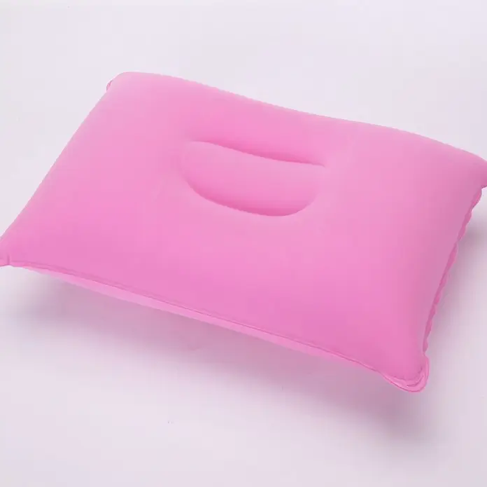 Nuovo prodotto aggiornato di gonfiaggio cuscino per il viaggio aereo sacco a pelo cuscino gonfiabile