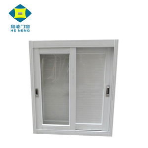 UPVC זול פנים משרד ידית זכוכית קבלת PVC 3 מסלולים הזזה חלון מחיר פיליפינים