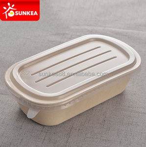 กล่องใส่อาหารมีฝาปิดช่องทำจากเยื่อแบบยั่งยืน - Product Image 3
