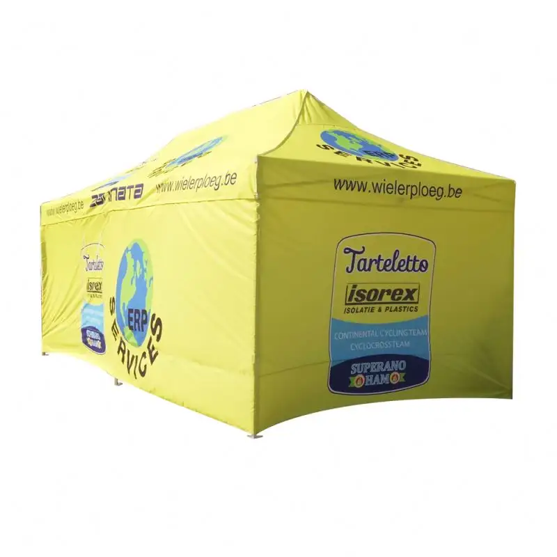 Tende per eventi gazebo pieghevole in alluminio gazebo telaio in acciaio 10x10 tenda cina tenda logo personalizzato