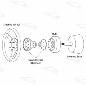 Steering Wheel Hub Adapter Boss <strong>Kit</strong> Aluminum for Eclipse <strong>EVO</strong> <strong>X</strong> Galant