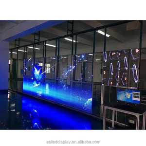 Поставщик P3.91 программируемый светодиодный знак прозрачный oled-экран светодиодный видеопроцессор oled прозрачный экран - Product Image 2