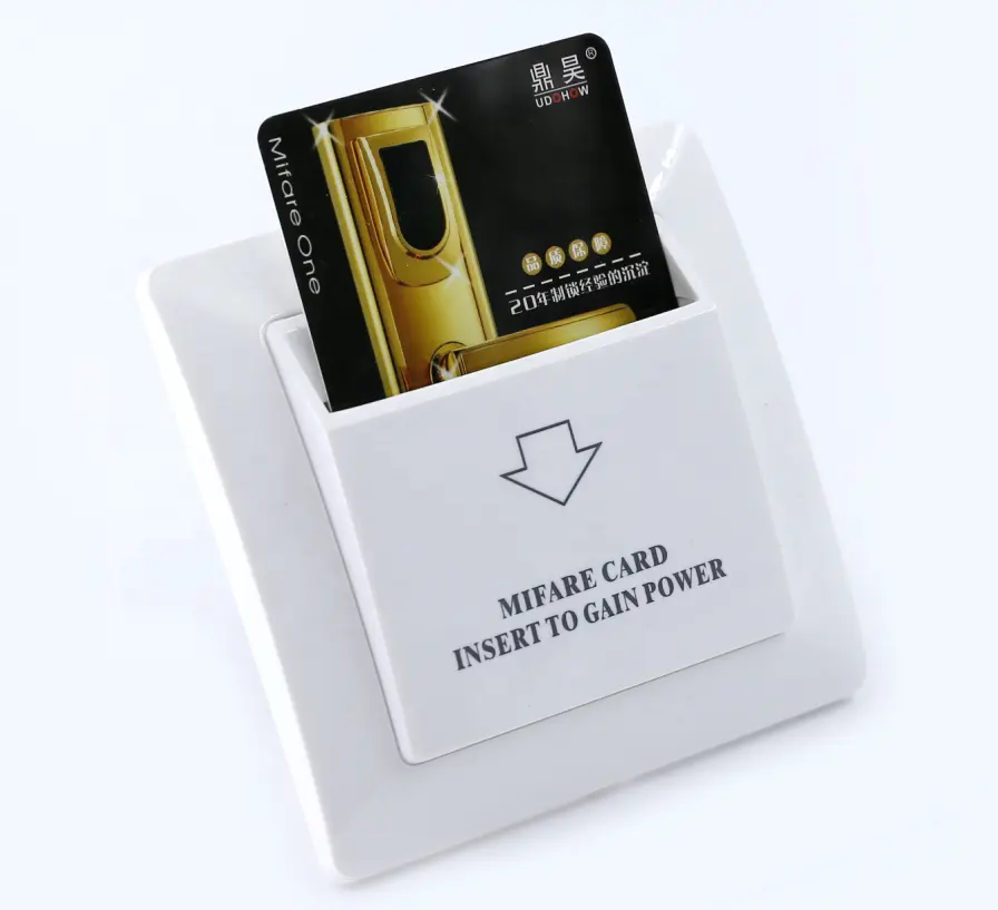 Smart camera d'albergo a risparmio energetico elettrico inserto key card rfid di risparmio energetico interruttore