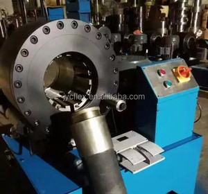 İndirim hidrolik hortum sıkma makinesi ile 6 tel hortum/6 ''Crimper özellikleri Motor pompa motoru PLC çekirdek bileşenleri - Product Image 2