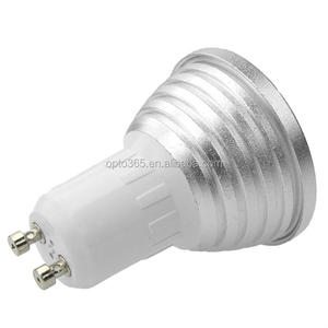 RGBLED電球スポットライト変更ランプ16色変更3WGU10スポットライト<span class=keywords><strong>24</strong></span>ホームパーツデコレーション用キーリモートコントローラー
