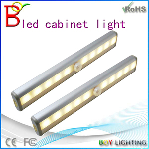 סוללה מופעל סרט קשת חיישן אור led מיני לד אור ארון