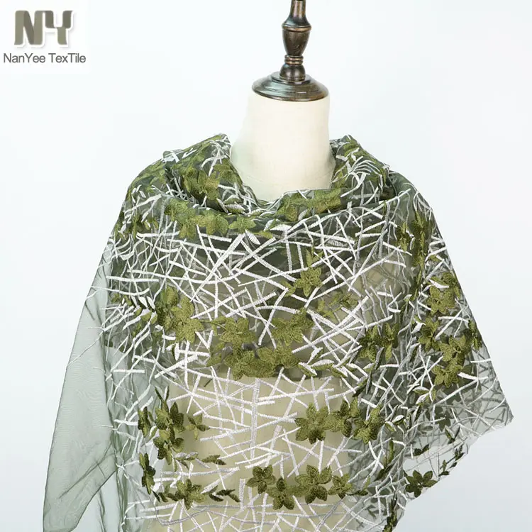 Nanyee Textil Besten Verkauft Mode Besticktem Tüll Stoff
