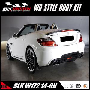 SLK sınıfı R172 dönüştürülmüş kiti WD stili için gövde kiti ön tampon uydurma <span class=keywords><strong>MB</strong></span> SLK sınıfı R172 2011Y ~