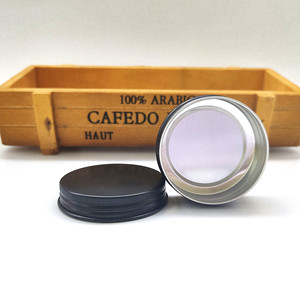 60毫升 2 盎司低起订量金属罐罐头空铝罐圆圣诞蜡烛盒化妆品 Pomade 容器包装