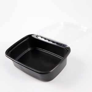 150ml 250ml <strong>pp</strong> Black / clear Disposable Plastic <strong>Food</strong> Sauce <strong>Box</strong> with Lid Small Snack <strong>Box</strong> with Lid