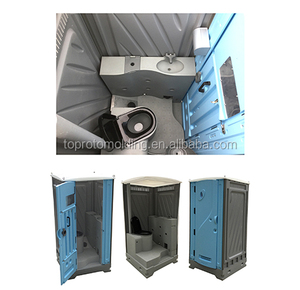 VIP Tuvalet taşınabilir el yıkama istasyonu ve floş sistemi ile mobil tuvalet, HDPE malzeme - Product Image 2