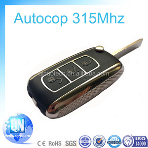 New 3 Nút Lật Key Autocop Từ Xa cho Xe Báo Động QN-RS375X - Product Image 3