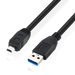 USB 3.0ตัวผู้กับ10PIN mini USB สายดาต้าสำหรับกล้องฮาร์ดดิสก์ - Product Image 1