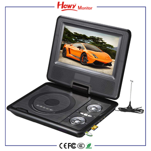 Taşınabilir 7 inç 9 inç 10 inç EVD <span class=keywords><strong>VCD</strong></span> CD USB SD RMVB Ile Ev DVD Oynatıcı TV Oyun FM radyo
