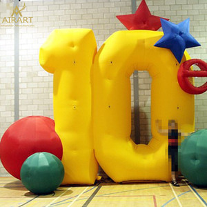 Giant Vàng Inflatable Câu Hỏi Mark, Inflatable Letters Đăng Đối Với Đảng Trang Trí - Product Image 2