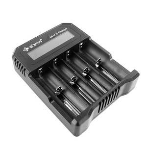 Efan Eizfan X4 4スロット2AUSB LCDユニバーサルバッテリー充電器 (カーチャージャー付き) - Product Image 5