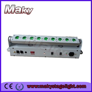 Dj תאורה בהודו מחיר על 9pcs 18W 6 ב 1 סוללה מופעל אלחוטי dmx led אורות dmx קיר מכונת כביסה