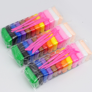 ライトクレイエアドライポリマープラスチシンモデリングクレイ超軽量DIYソフトクリエイティブハンドガム教育用クレイおもちゃ12色/セット