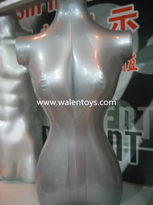 Maniquí inflable para la parte superior del cuerpo, maniquí inflable femenino en venta