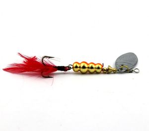 Toplure kaşık spinner cazibesi 7.5cm 12g Metal bıçak döküm bas krank yem wobbler jig balıkçılık lures japonya tüy kanca