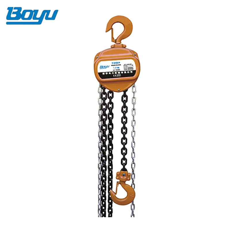 Great Quality manual steel chain pulley block