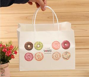 Özel Donuts ambalaj kartonları tek kapalı boş pişirme ambalaj kutusu için batı noktası kağıt çerez kek bardak çin donut kutusu ile logo