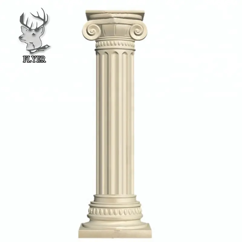 Columnas de mármol natural de gran tamaño para decoración interior del hogar a la venta