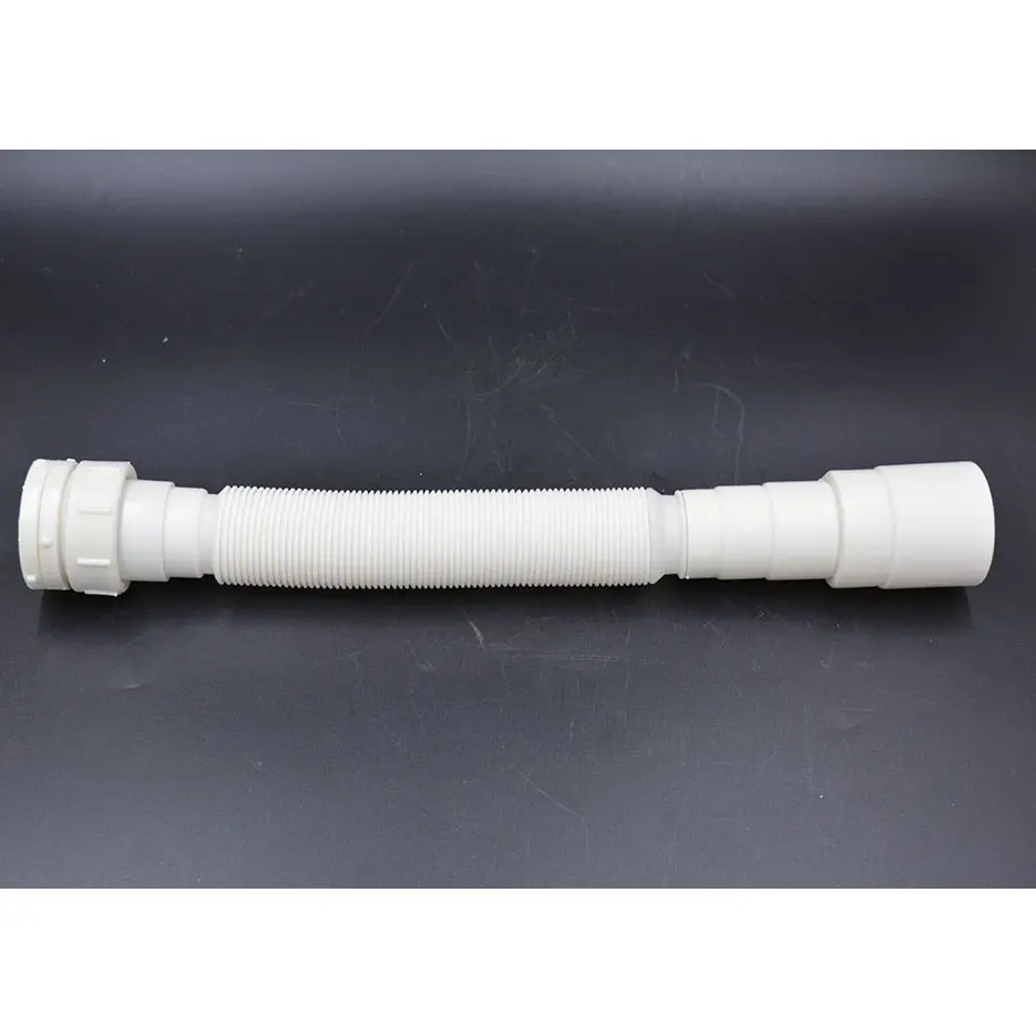 Tubo flexible de PVC para desagüe de residuos, accesorios de baño, precio de fábrica