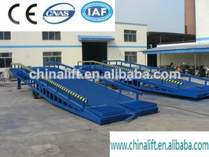 rampa móvel para descarregamento e carregamento de10 ton rampa caminhão usado doca de carregamento, rampa móvel para contentores
