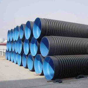 SN4 SN8 SN16 18 inç hdpe çift duvar oluklu PE drenaj borusu dwc hdpe plastik menfez borusu - Product Image 4