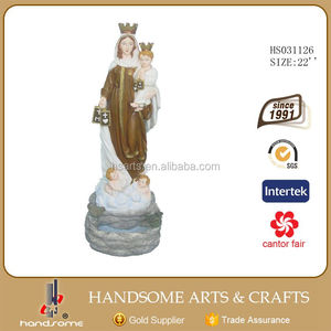 Madonna Holy Virgin Mary สินค้าหัตถกรรมทำจากเรซินสำหรับทำมือของขวัญทางศาสนาคาทอลิกสำหรับเทศกาลคริสต์มาส - Product Image 4