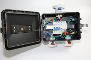 Dağıtım soketi muhafaza durumda su geçirmez elektrik sigortası kutusu