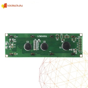 ROHS trans flektive gelb-grüne Hintergrund beleuchtung Zeichen 24 X2 Zeilen 2402a <span class=keywords><strong>LCD</strong></span>-Modul-Anzeige