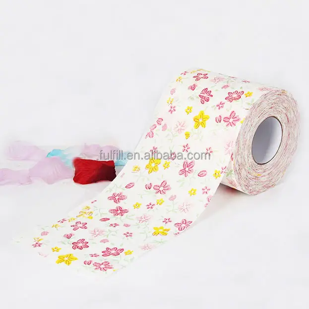 Virgin wood pulp printed novelty printed toilet paper rolls,Custom Designed toilet paper,wholesales tissue paper manufacturer