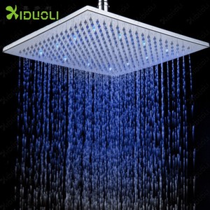 照明淋浴头淋浴头 led 三色淋浴头与变色 led灯