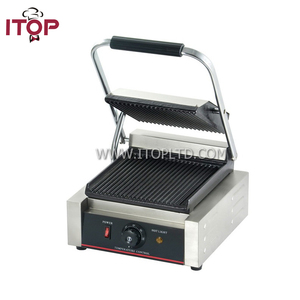 Hige-efficiency electric panini contact grill