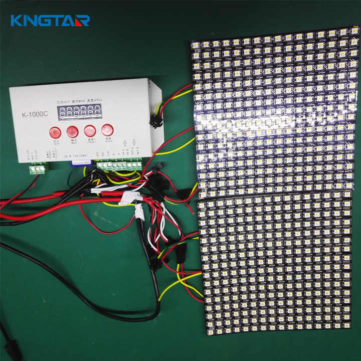 16x16 WS2812 RGBW Flexible PVC LED Matrix Display Indoor Application RGBW Dot Matrix LED Illuminated Sign