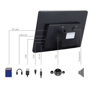 Máy Phát Video Mp3 Mp4 Khung Ảnh Kỹ Thuật Số Tự Động Lặp Lại Màn Hình 10 Inch Để Hiển Thị POP Bán Lẻ - Product Image 4