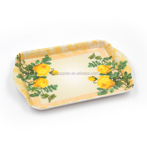 厂家直供鲜花设计三聚氰胺托盘，上菜托盘 - Product Image 1