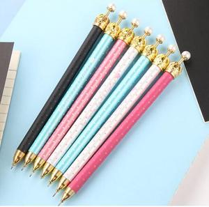 可爱的彩色皇冠塑料圆珠笔学生钢笔时尚女孩 - Product Image 5