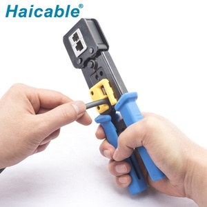 เครื่องมือจีบสายเคเบิลเครือข่ายผ่าน HT-268R เครือข่าย Ez ขั้ว RJ45เครื่องมือจีบสายเคเบิล - Product Image 4