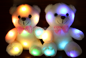Free Sample Colorful Glowing Soft Stuffed <strong>Plush</strong> Teddy Bear Toys 50cm Creative Light up LED Teddy Bear Led Lighting Colorful <strong>Ted</strong>
