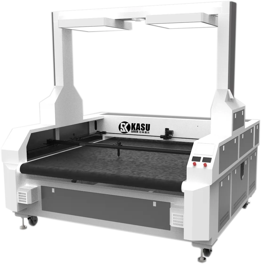 Máquina de corte láser CO2 CNC de alta velocidad para impresión digital textil