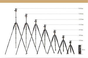 Q666C Chuyên Nghiệp Carbon Fiber <span class=keywords><strong>Tripod</strong></span> Monopod Kit Đối Với DSLR Camera/Xách Tay Du Lịch <span class=keywords><strong>Tripod</strong></span> Max Tải 15 kg - Product Image 3